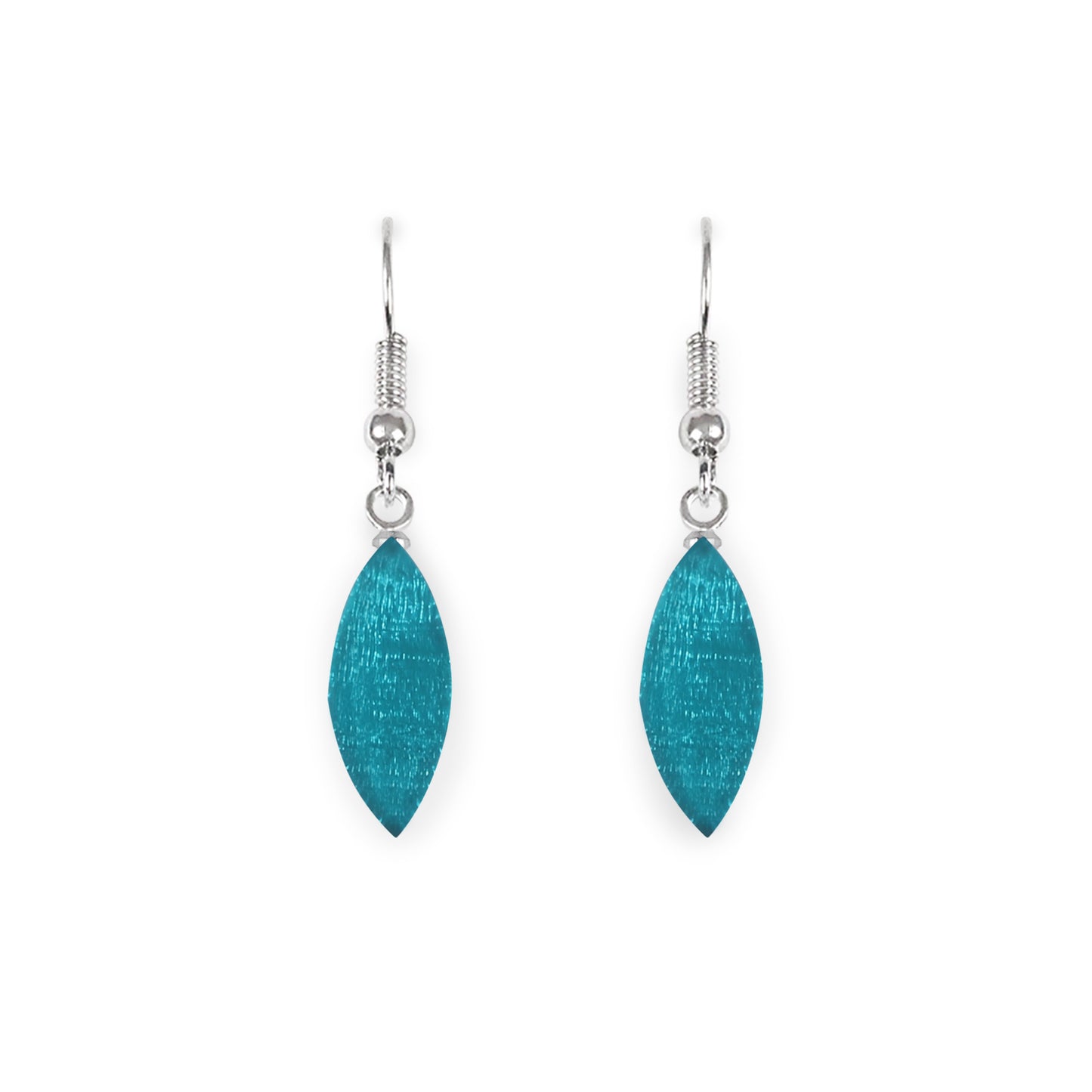 Everglade Petal Shiny Fish Hook Earrings | The Jewellery Stop