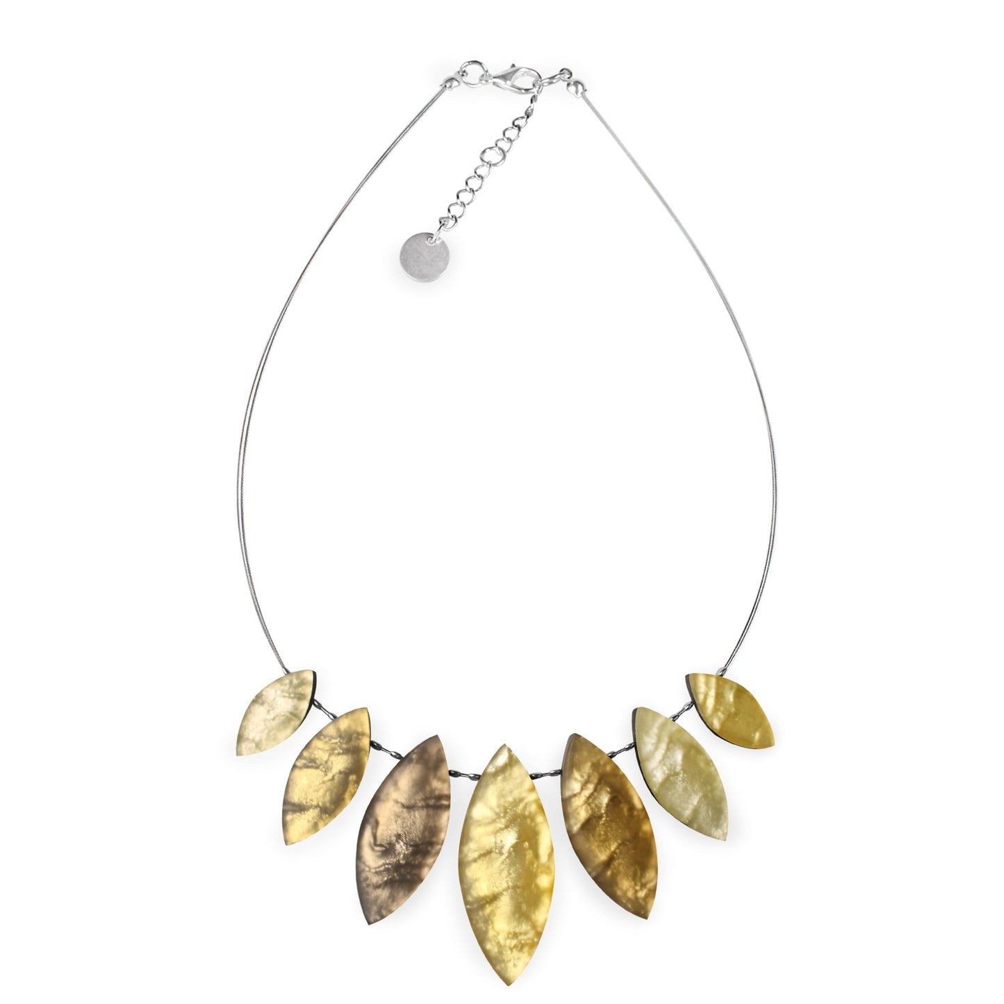 Palomino Tribal Leaf Matte Necklace | The Jewellery Stop