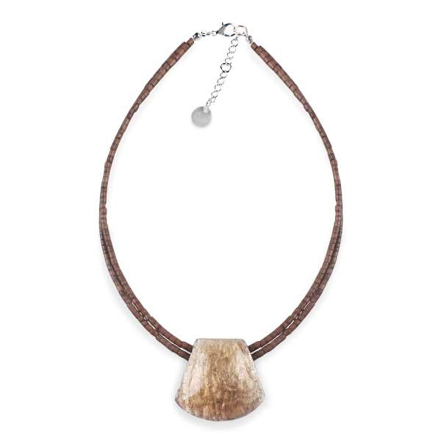 Gold Cleopatra Shiny Pendant on Coco | The Jewellery Stop