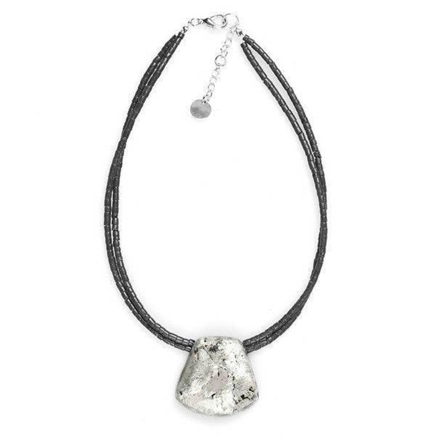 Silver Cleopatra Shiny Pendant on Coco