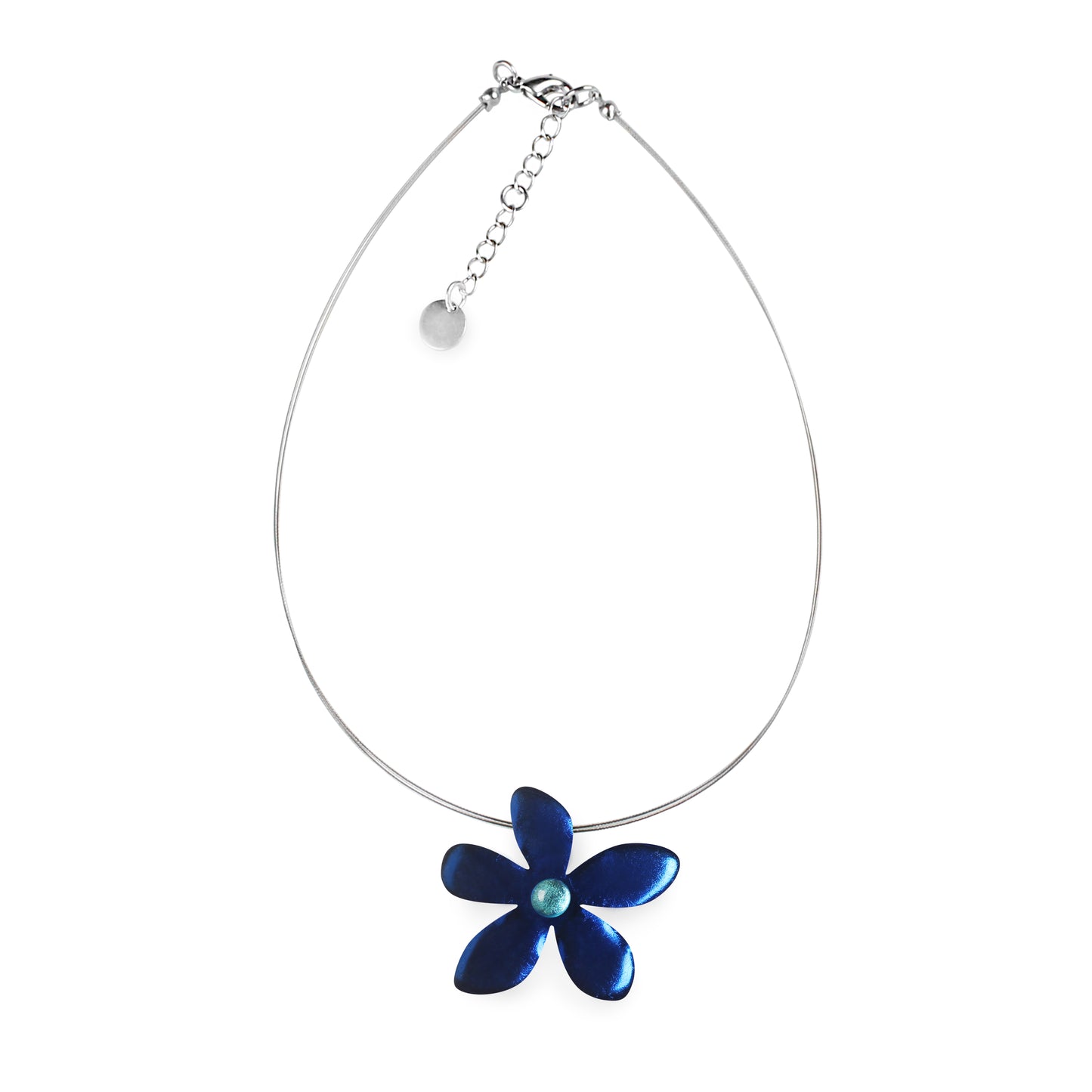 Twilight Flower Shiny Small Pendant | The Jewellery Stop