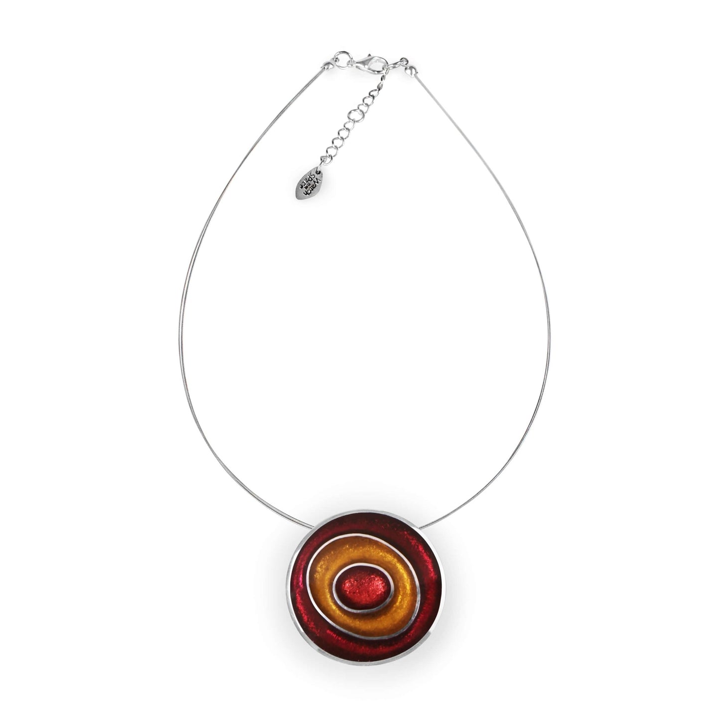 Latino Organic Circles Shiny Pendant | The Jewellery Stop