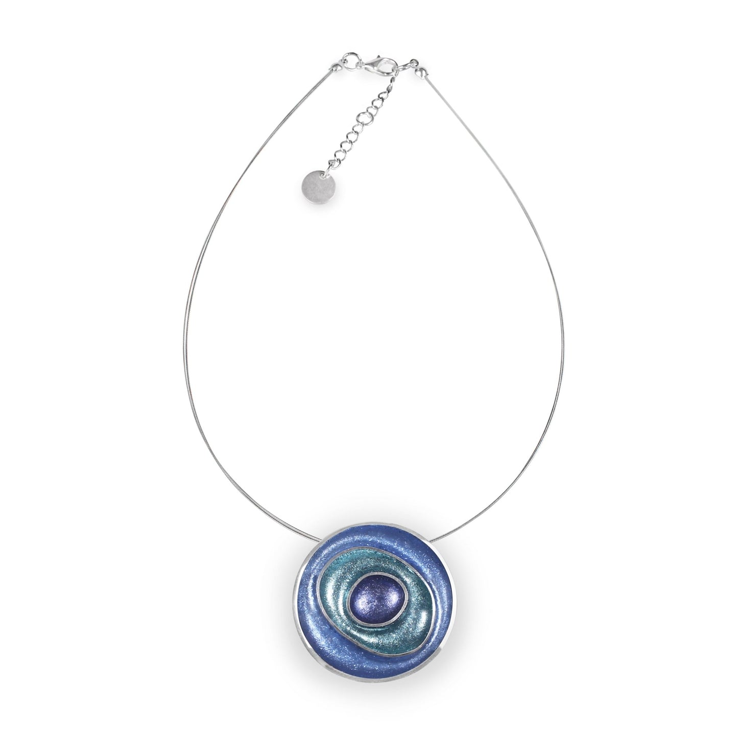 Lupin Organic Circles Shiny Pendant | The Jewellery Stop