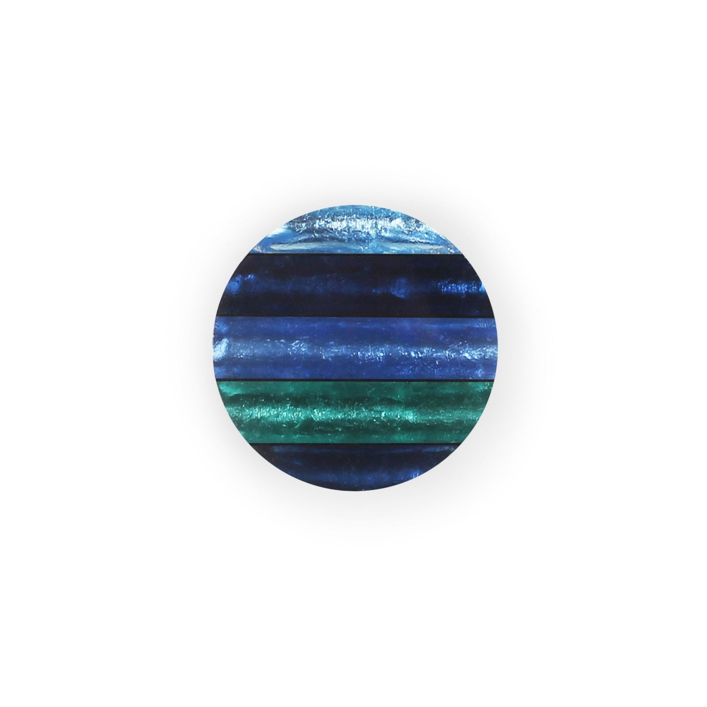 Pacific Geometric Circles Shiny Brooch | The Jewellery Stop