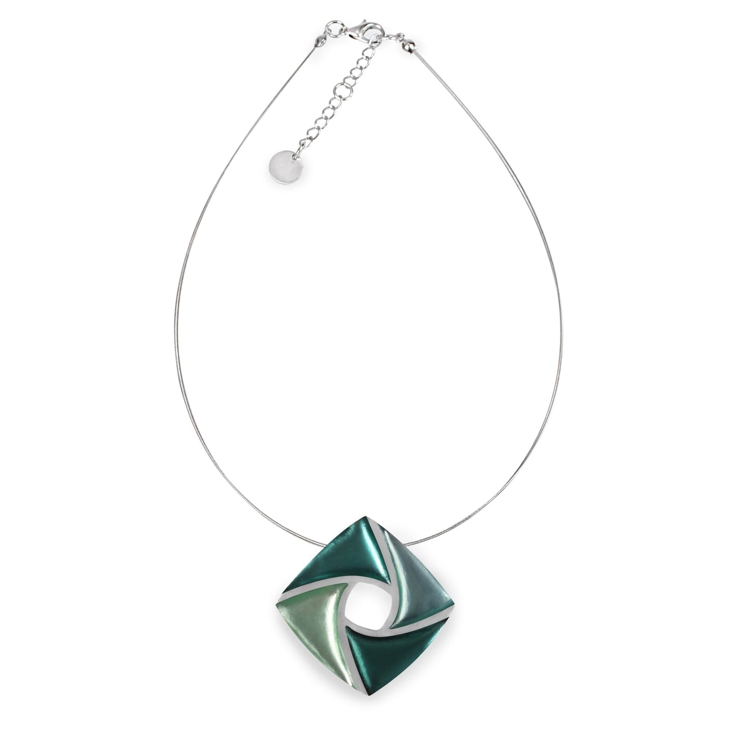 Mint Kite Shiny Pendant | The Jewellery Stop