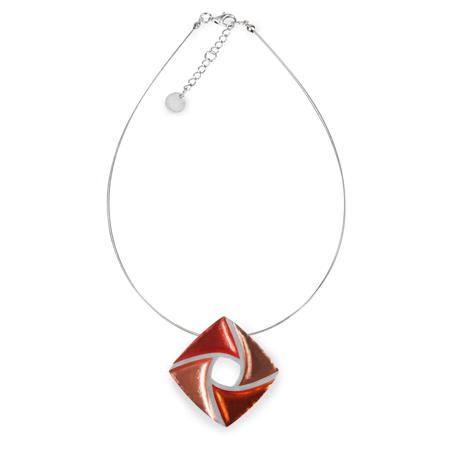 Peach Kite Shiny Pendant | The Jewellery Stop