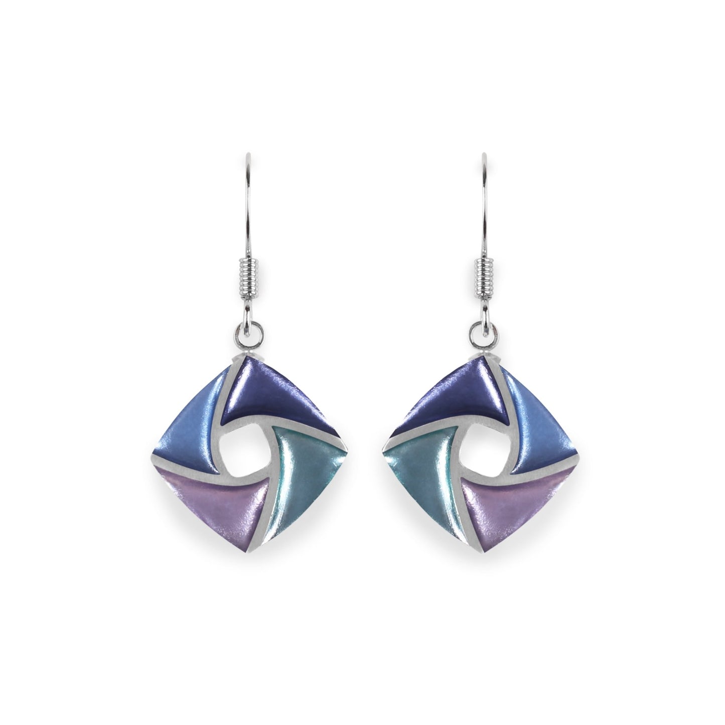 Lupin Kite Shiny Small Fish Hook Earrings | The Jewellery Stop