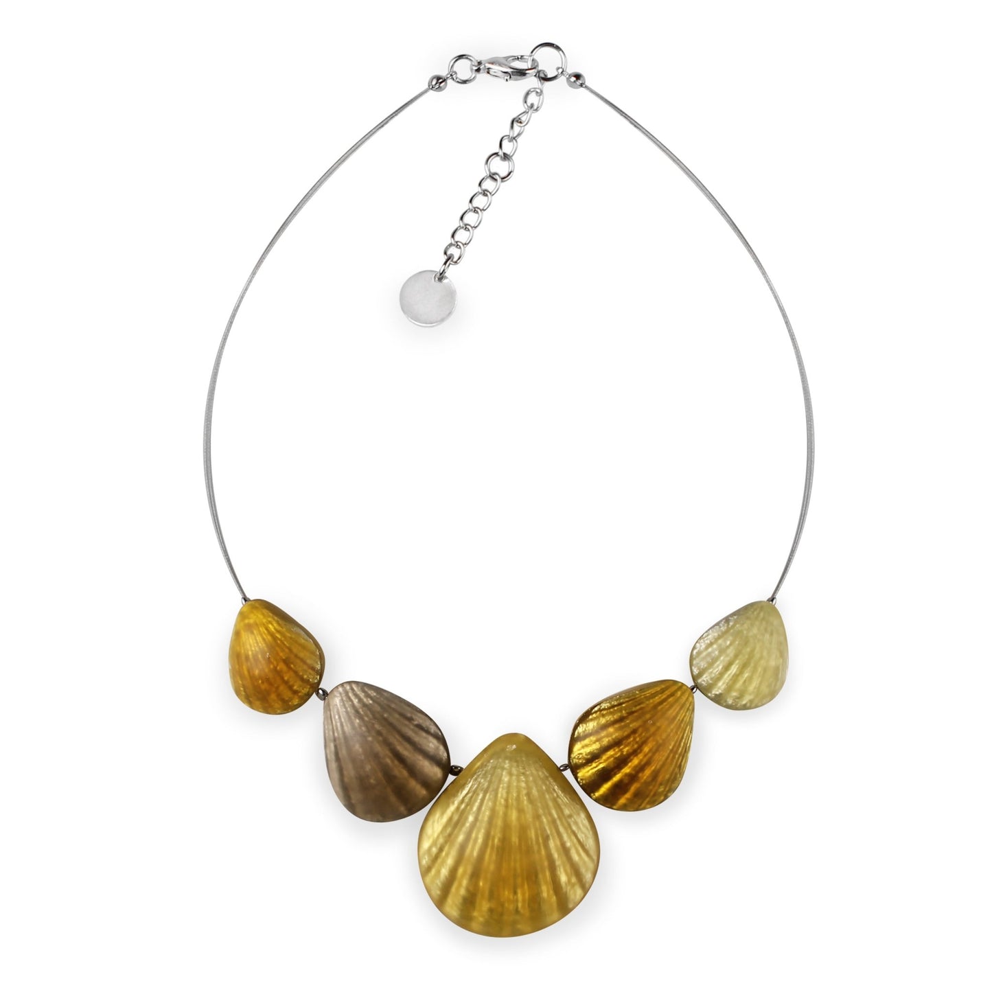 Palomino Scallop Matte Necklace | The Jewellery Stop