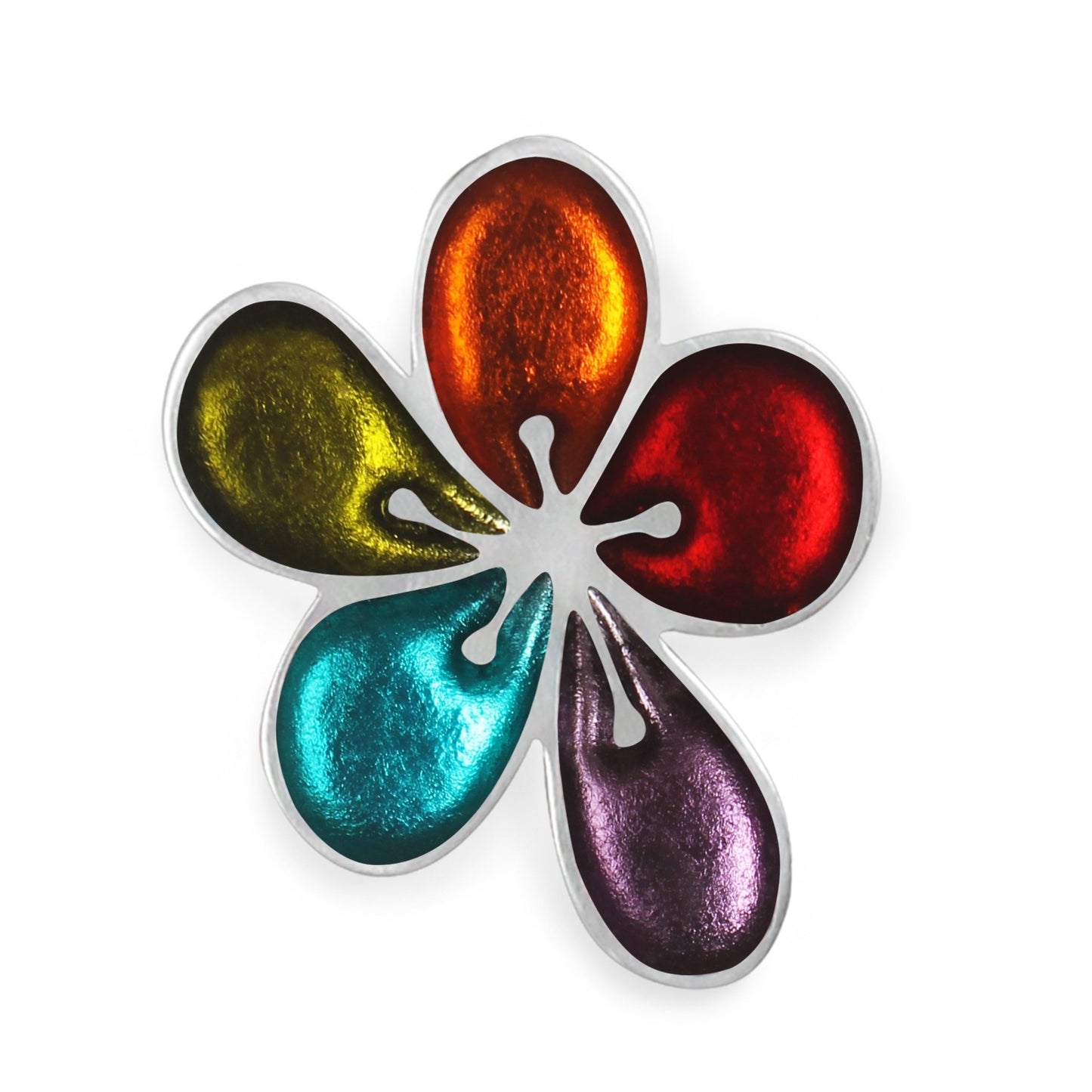 Rainbow Calachuchi Shiny Brooch | The Jewellery Stop