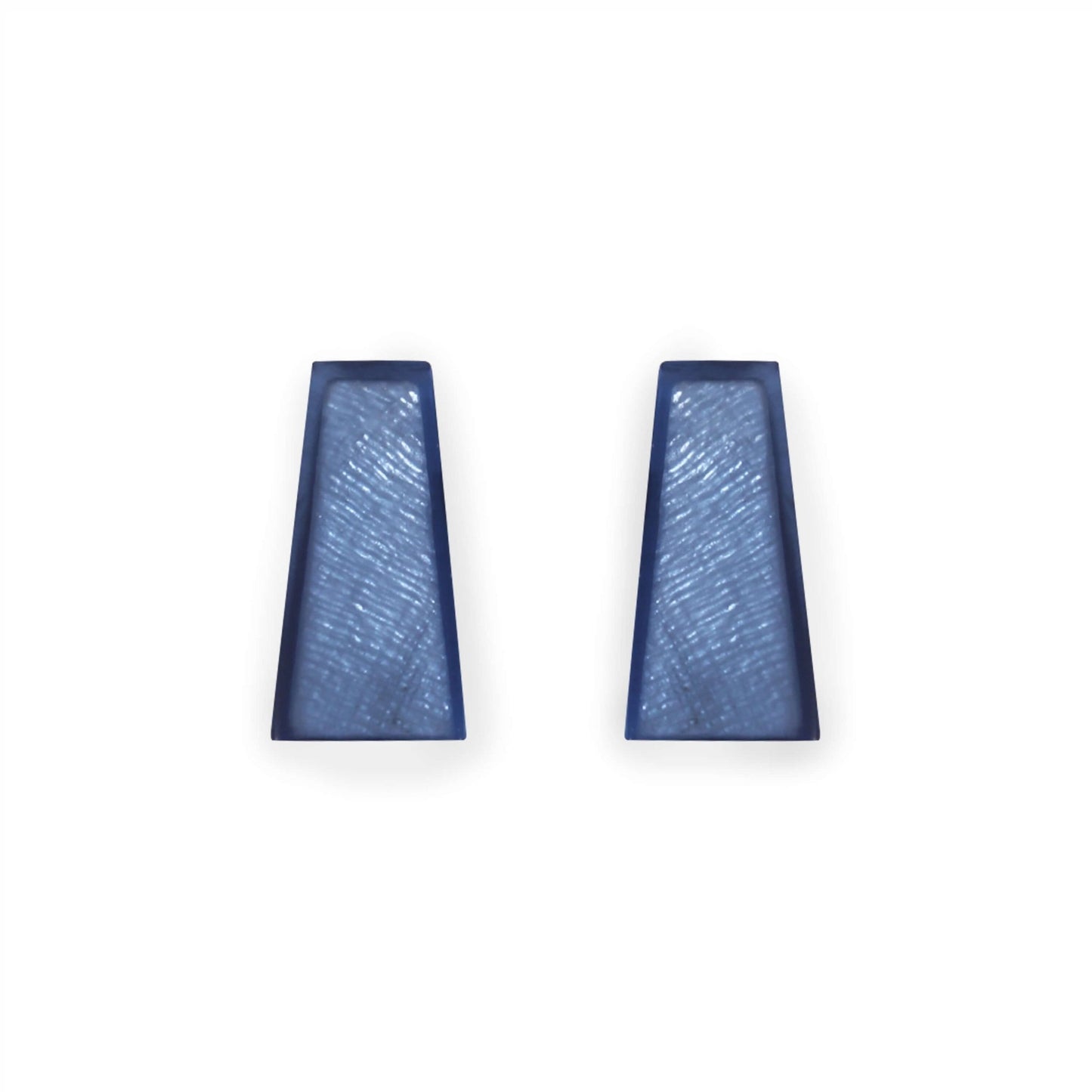 Arctic Deco Extravaganza Shiny Stud Earrings | The Jewellery Stop