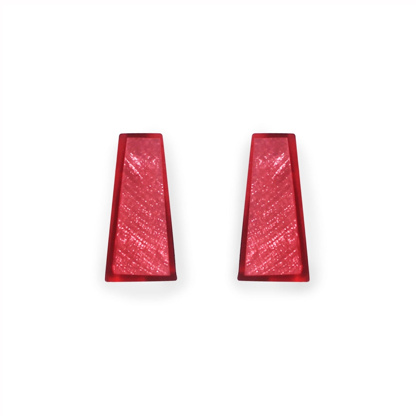 Sangria Deco Extravaganza Shiny Stud Earrings | The Jewellery Stop