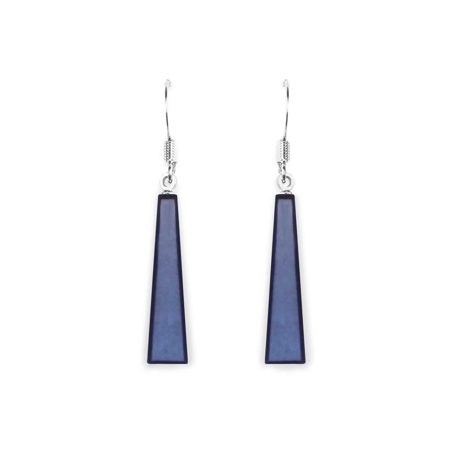 Arctic Deco Extravaganza Shiny Fish Hook Earrings | The Jewellery Stop