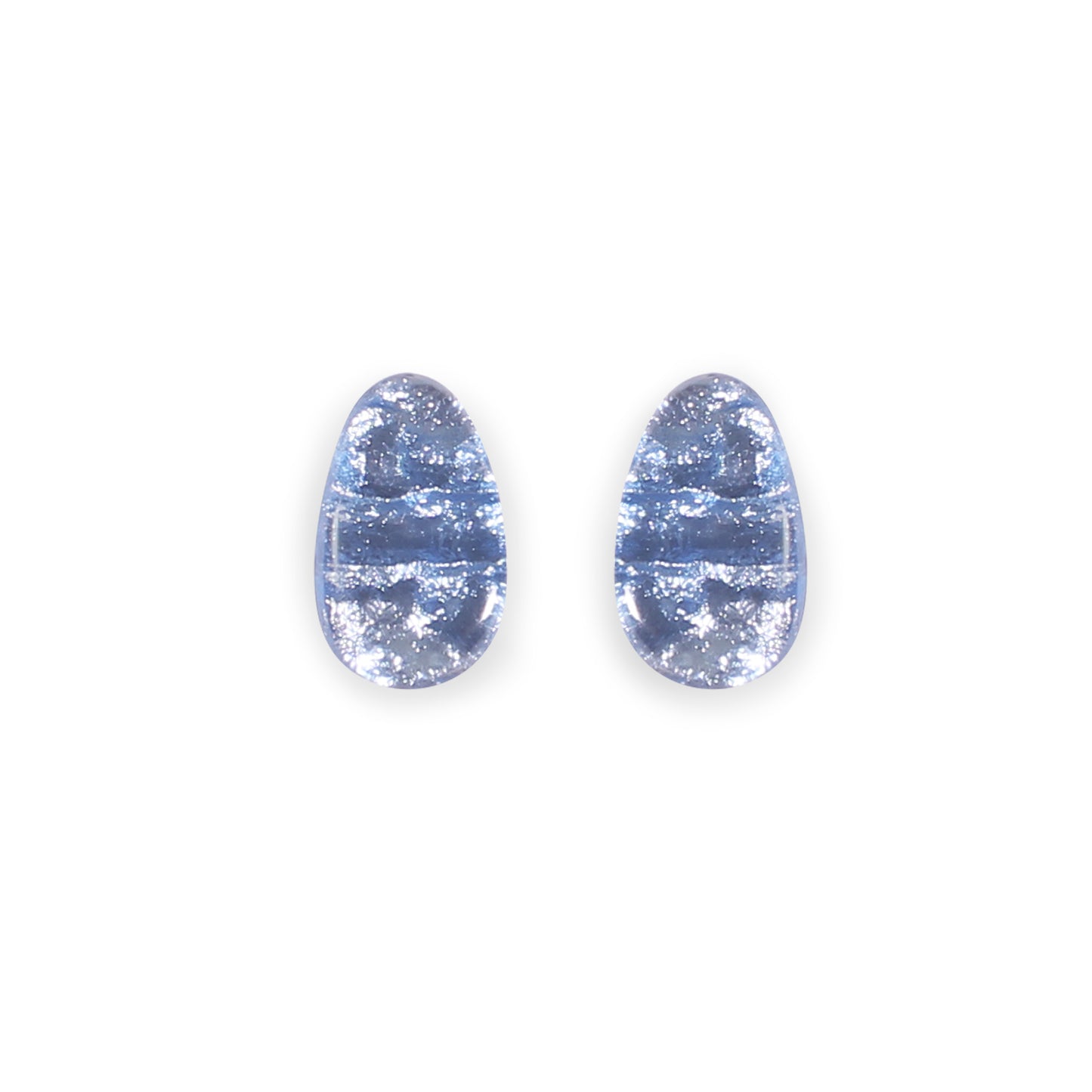 Lupin Textured Pebble Shiny Stud Earrings | The Jewellery Stop