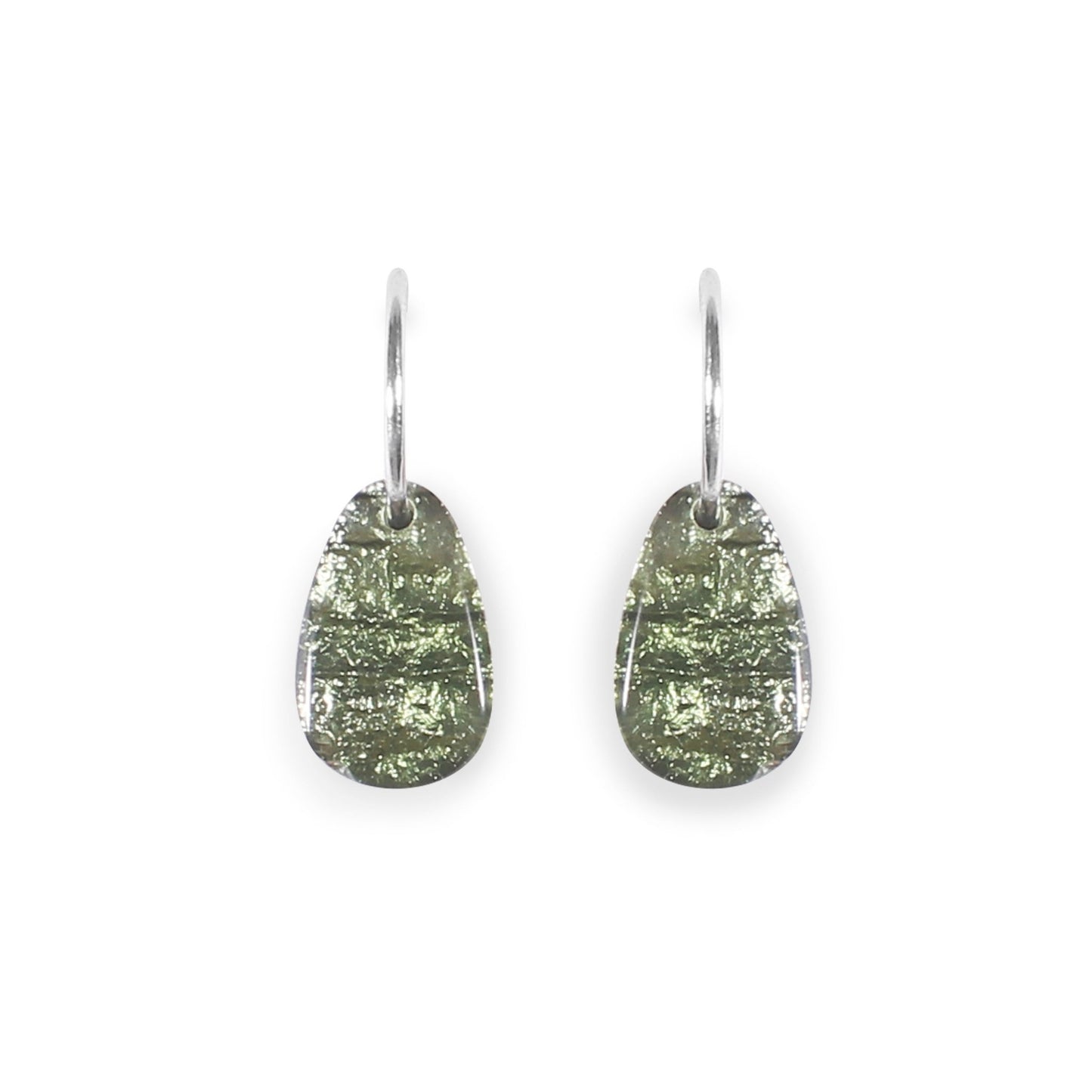 Everglade Textured Pebble Shiny Creole Earrings | The Jewellery Stop