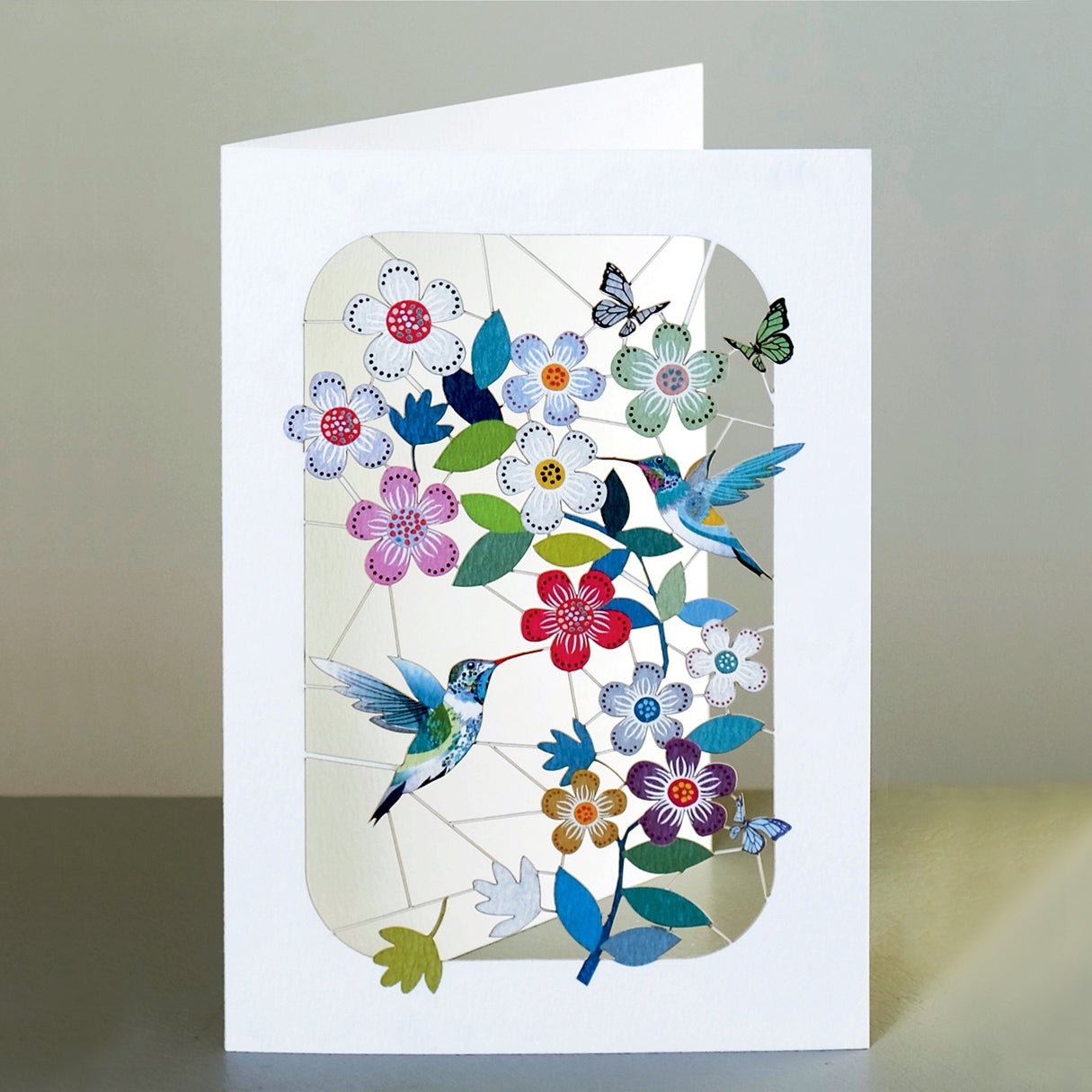 Humming Birds Greeting Card | The Jewellery Stop