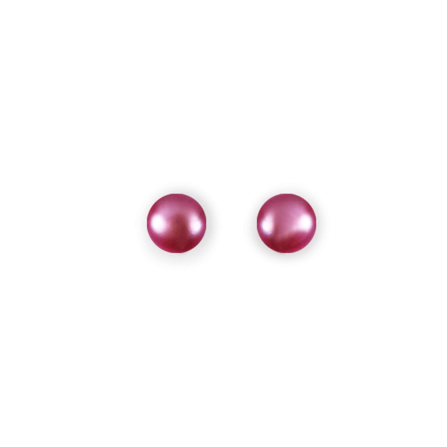 Pink Freshwater Pearl 5mm Stud Earrings | The Jewellery Stop