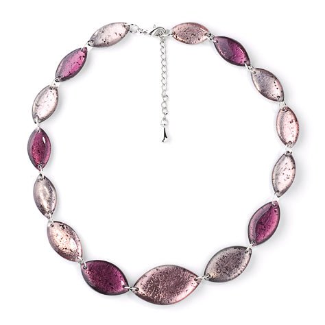 Pink Diamond Resin Necklace | The Jewellery Stop