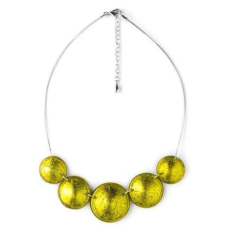 Olive Saucer Necklace | The Jewellery Stop