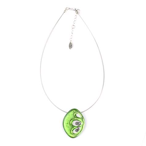 Lime Classic Splash Pendant | The Jewellery Stop