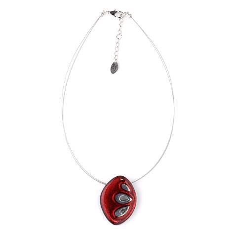 Red Classic Splash Pendant | The Jewellery Stop