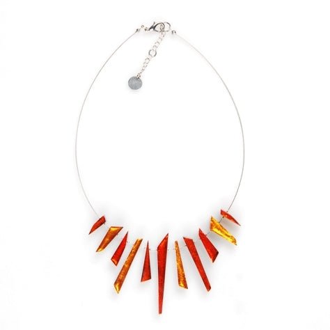 Tangerine Icicle Necklace | The Jewellery Stop