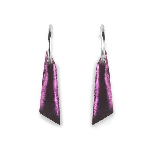Kingfisher Icicle Creole Earrings | The Jewellery Stop