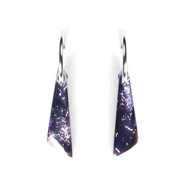 Lavender Icicle Creole Earrings | The Jewellery Stop