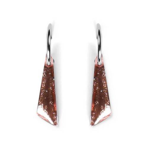 Rose Icicle Creole Earrings | The Jewellery Stop