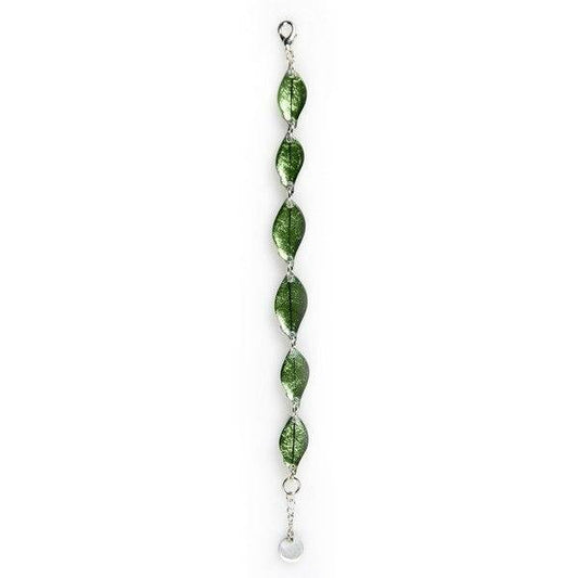 Moss Skeletal Leaf Bracelet | The Jewellery Stop