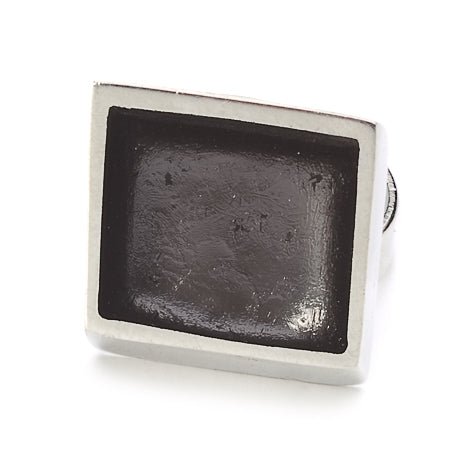 Black Pewter Slice Ring | The Jewellery Stop