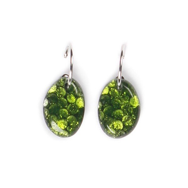 Lime Causeway Creole Earrings | The Jewellery Stop