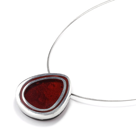Red Natural Eclectic Pendant