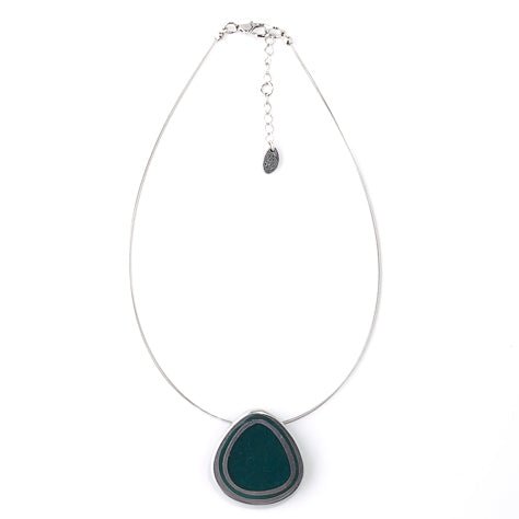 Teal Natural Eclectic Pendant | The Jewellery Stop