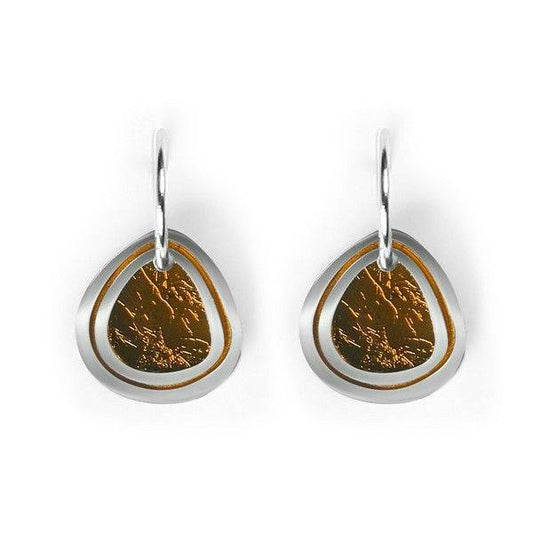 Gold Natural Eclectic Creole Earrings | The Jewellery Stop
