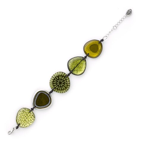 Green Natural Eclectic Bracelet | The Jewellery Stop