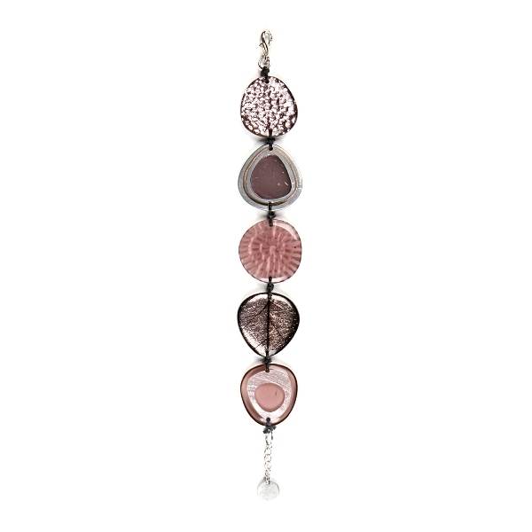 Mauve Natural Eclectic Bracelet | The Jewellery Stop