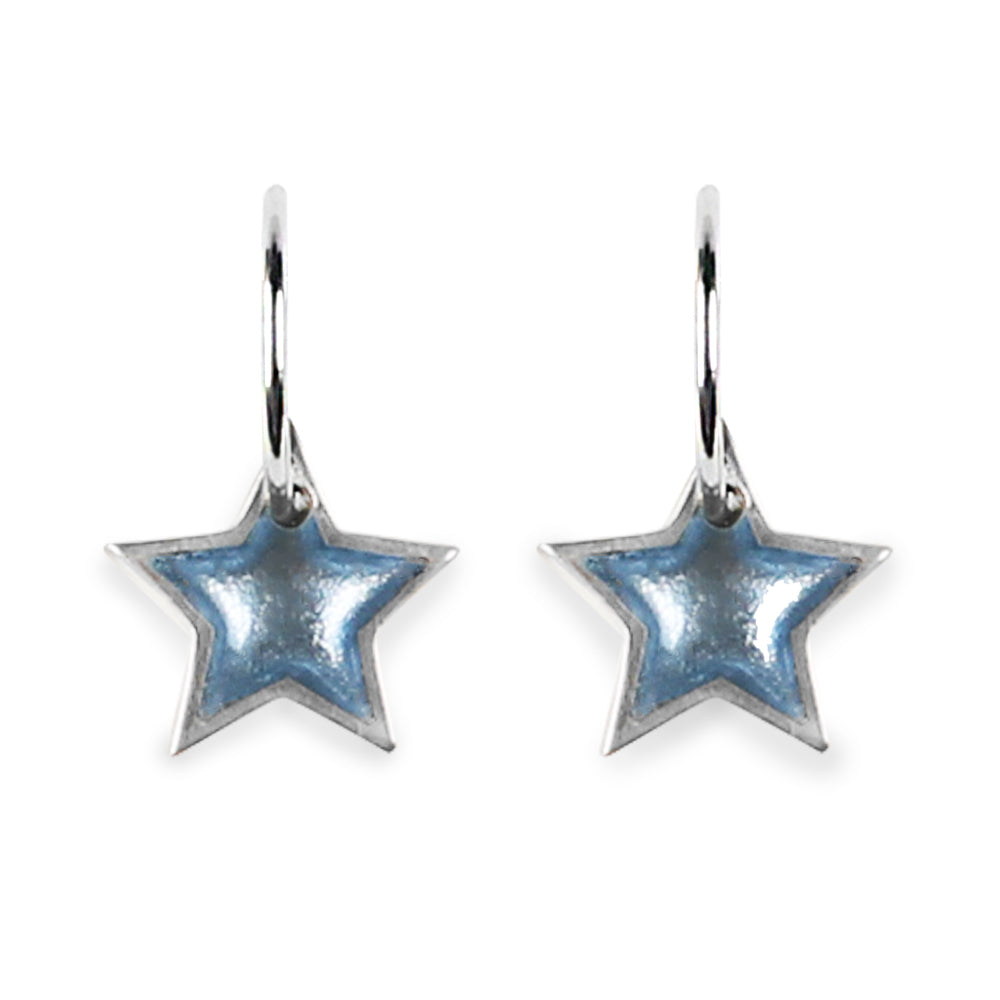 Haze Pewter Star Creole Earrings | The Jewellery Stop