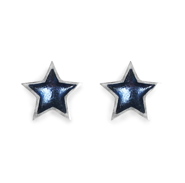 Glacier Pewter Star Stud Earrings | The Jewellery Stop