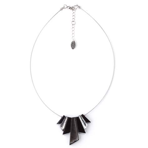 Black Deco Small Necklace | The Jewellery Stop