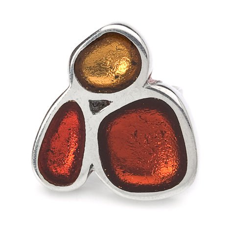 Amber Pewter Pebble Ring | The Jewellery Stop