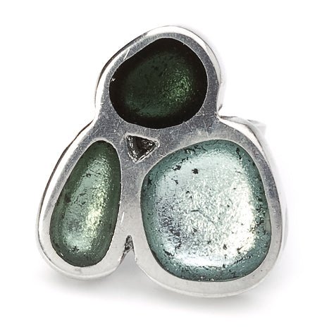 Eucalyptus Pewter Pebble Ring | The Jewellery Stop