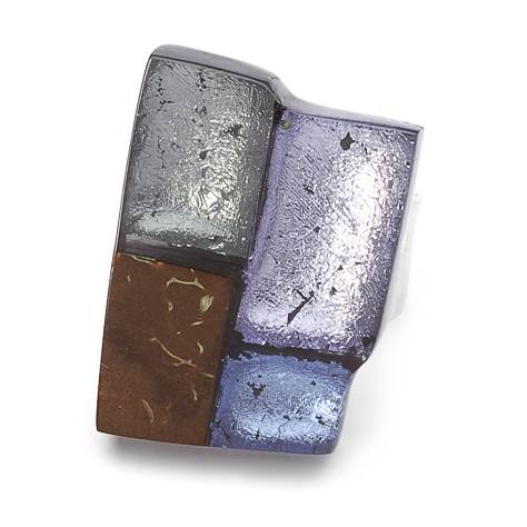 Indigo Mosaic Square Ring | The Jewellery Stop