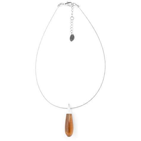 Caramel Raindrop Pendant | The Jewellery Stop