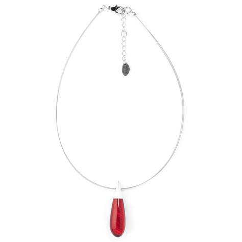 Red Raindrop Pendant | The Jewellery Stop