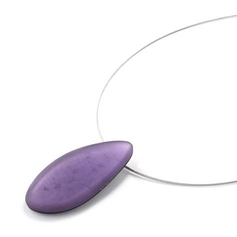 Lilac Matte Eclectic Pendant | The Jewellery Stop