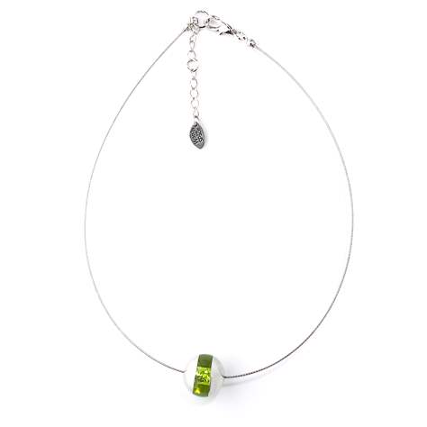 Lime Pewter Balls Pendant | The Jewellery Stop