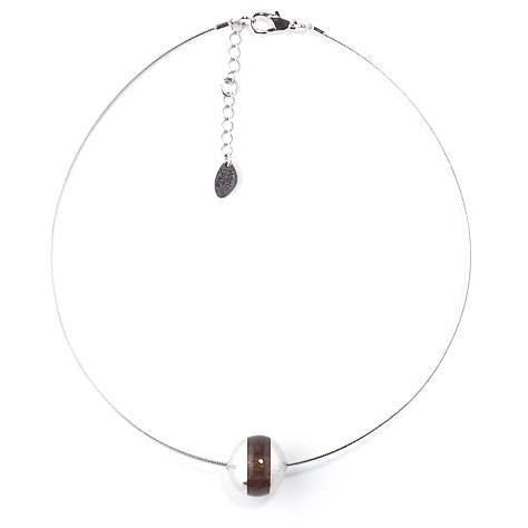 Taupe Pewter Balls Pendant | The Jewellery Stop