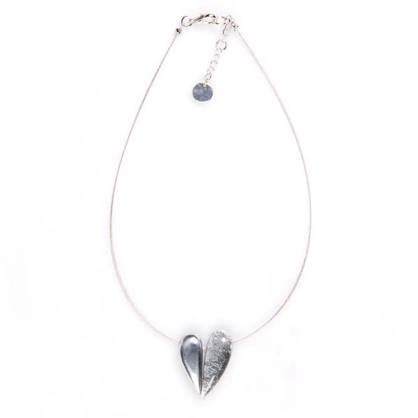 Charcoal United Heart Pendant | The Jewellery Stop