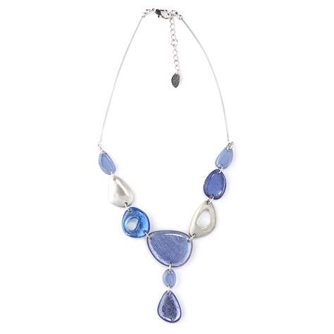 Indigo Eclectic Pebble Classic Necklace | The Jewellery Stop