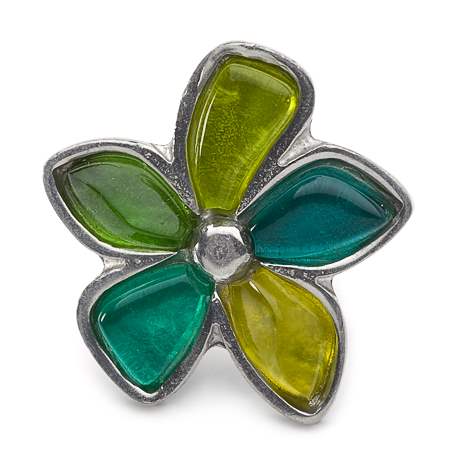 Lime Flower Cabouchon Ring | The Jewellery Stop